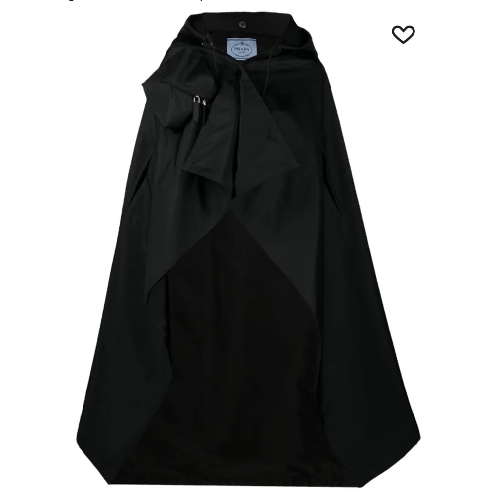 PRADA Re-Nylon Gabardine cape size 38 NWT